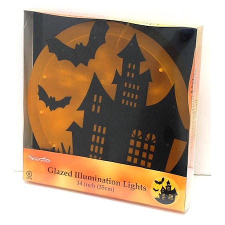 Sienna Sienna Yellow Prelit Lighted Window Halloween Decor N240V013